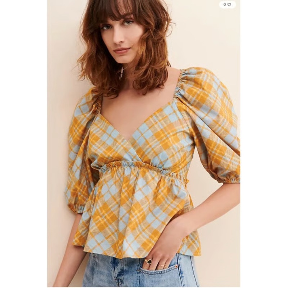 ANTHROPOLOGIE
RAHI Puff Sleeve Blouse